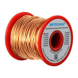 BNTECHGO 16 AWG Magnet Wire - Enameled Copper Wire - Enameled Magnet Winding Wire - 1.0 lb - 0.0492" Diameter 1 Spool Coil Natural Temperature Rating 155℃ Widely Used for Transformers Inductors