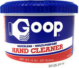 Goop Multi-Purpose Hand Cleaner- Waterless Hand Degreaser, Laundry Stain Remover - NonToxic and Biodegradable Cleaner Remove Dirt, Oil, Paint, Ink, and Clothes Stains Original, 14oz Pack of 1