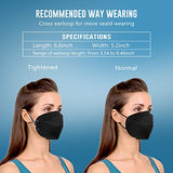 WWDOLL KN95 Face Mask 25 Pack, 5-Layers Mask Protection, Breathable KN95 Masks Black