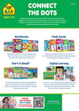 School Zone - Connect the Dots Workbook - 32 Pages, Ages 3 to 5, Preschool, Kindergarten, Dot-to-Dots, Counting, Number Puzzles, Numbers 1-10, Coloring, and More (School Zone Get Ready!™ Book Series)
