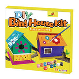 ORIENTAL CHERRY Crafts for Kids Ages 4-8 - 2Pack DIY Bird House Kit - Build and Paint Birdhouse(Includes Paints & Brushes) Wooden Arts for Girls Boys Toddlers Ages 3-5 8-12