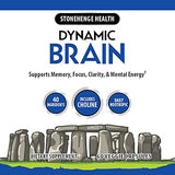 Stonehenge Health Dynamic Brain Supplement – Memory, Focus, & Clarity– Formulated with 40 Unique Nootropic Ingredients Including Phosphatidylserine, Bacopa Monnieri, and Huperzine A