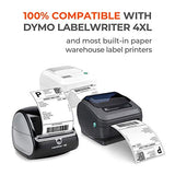 MUNBYN 4"x6" Direct Thermal Shipping Label Compatible with DYMO LabelWriter 4XL 1744907,1755120, Perforated Postage Thermal Labels for MUNBYN, DYMO, Rollo, Zebra (4 Rolls, 220 Labels/Roll)