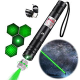 Long Range Green Laser Pointer High Power,[Material Upgrade] Laser Pointer Pen，[2000 metres]Green Lazer Pointer Rechargeable for Hiking,Cat Laser Toy USB Charge