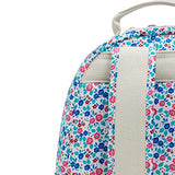 Kipling Women’s Seoul Small Backpack, Durable, Padded Shoulder Straps with Tablet Sleeve, Nylon School Bag, Micro Flowers, 25.5" L x 35" H x 16" D