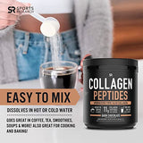 Sports Research Collagen Powder Supplement - Vital for Healthy Joints, Bones, & Nails - Hydrolyzed Protein Peptides - Great Keto Friendly Nutrition for Men & Women (Chocolate, 22.72 Oz)
