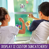Made By Me Create Your Own Window Art - Paint Your Own Suncatchers - DIY Suncatchers - Arts and Craft Kits for Kids Ages 6, 7, 8, 9