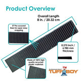 TUFFBOY 8” Composite Shims for Indoor/Outdoor use. 12 Pack Heavy Duty Never Rot Wedges, Extreme Load Support, Easy to snap DIY Levelers for Home Improvement, Furniture, Doors, Windows, Sheds and More.