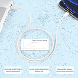 [Apple MFi Certified] 5pack[6/6/6/10/10FT] iPhone Charger Long Lightning Cable Fast Charging High Speed Data Sync USB Cable Compatible iPhone 13/12/11 Pro Max/XS MAX/XR/XS/X/8/7/Plus/6S iPad AirPods