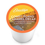 Brooklyn Beans Coffee Pods, Coney Island Caramel Decaf, Compatible with K Cup Brewers Including 2.0, 40 Count