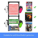 Video Game Storage, Storage Tower for PS5 Games, Storage Stand for Xbox Nintendo Switch Games (for 24 Game Boxes)