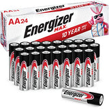 Energizer AA Batteries, Max Double A Battery Alkaline, 24 Count