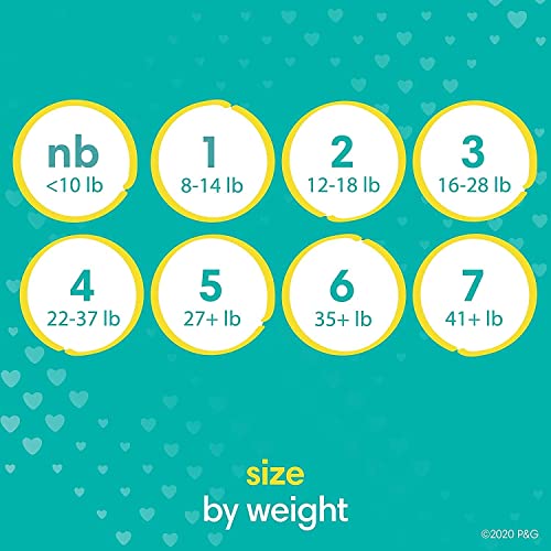 Diapers Size 1 (8-14 lbs) Newborn, 198 Count - Pampers Swaddlers Disposable Baby Diapers, (Packaging May Vary)