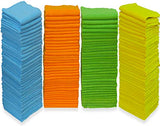 150 Pack - SimpleHouseware Microfiber Cleaning Cloth, 4 Colors