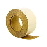 Dura-Gold Premium 40 Grit Gold PSA Longboard Sandpaper 10 Yard Long Continuous Roll, 2-3/4" Wide - Self Adhesive Stickyback Sandpaper for Automotive, Woodworking, Air File Sanders, Hand Sanding Blocks