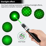 Long Range Green Laser Pointer High Power,[Material Upgrade] Laser Pointer Pen，[2000 metres]Green Lazer Pointer Rechargeable for Hiking,Cat Laser Toy USB Charge