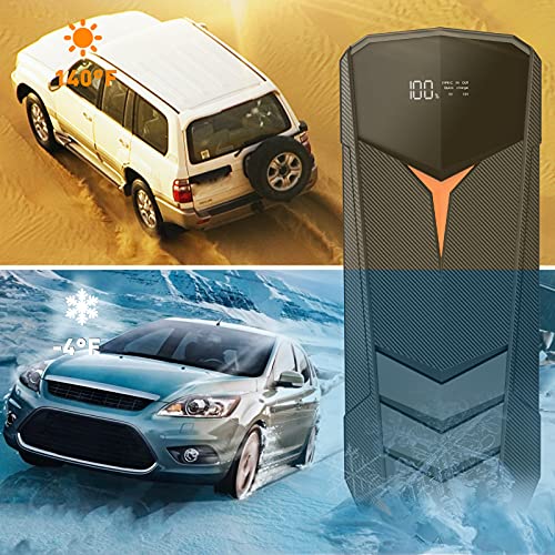 Car Jump Starter, SUNPOW 2000A Peak 20000mAh Lithium Jump Starter Battery Pack(Up to All Gas and 8.5L Diesel),12V Battery Booster for Cars, Trucks, SUV, Portable Power Pack with LCD Screen & LED Light