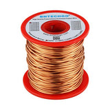 BNTECHGO 16 AWG Magnet Wire - Enameled Copper Wire - Enameled Magnet Winding Wire - 1.0 lb - 0.0492" Diameter 1 Spool Coil Natural Temperature Rating 155℃ Widely Used for Transformers Inductors