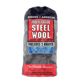 Homax 33873211143 Steel Wool, 12 pad, Assorted Grades, Rhodes American