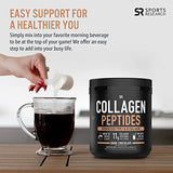 Sports Research Collagen Powder Supplement - Vital for Healthy Joints, Bones, & Nails - Hydrolyzed Protein Peptides - Great Keto Friendly Nutrition for Men & Women (Chocolate, 22.72 Oz)