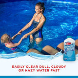 Arm & Hammer Clear Balance Swimming Pool Maintenance Tablets, 16 Count & HTH 67023 Super Clarifier Swimming Pool Cleaner, 32 fl oz