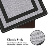 Mattitude Kitchen Mat [2 PCS] Cushioned Anti-Fatigue Kitchen Rugs Non-Skid Waterproof Kitchen Mats and Rugs Ergonomic Comfort Standing Mat for Kitchen, Floor, Office, Sink, Laundry, Black and Gray