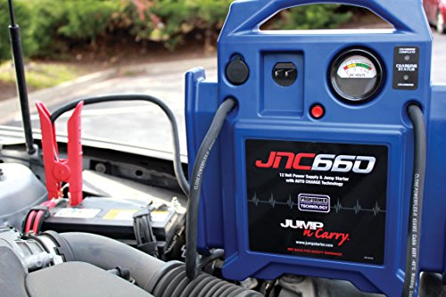 Clore Automotive Jump-N-Carry JNC660 1700 Peak Amp 12 Volt Jump Starter , Blue