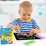 RMJOY Rainbow Scratch Paper Sets: 59pcs Magic Art Craft Scratch Off Papers Supplies Kits Pad for Age 3-12 Kids Girl Boy Teen Toy Game Gift for Birthday|Party Favor|DIY Activities|Painting Game Gifts