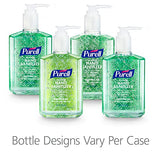 Purell Advanced Hand Sanitizer Soothing Gel, Fresh scent, with Aloe and Vitamin E , 8 Fl Oz Pump Bottle (Pack of 4)