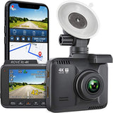 Rove R2-4K Dash Cam Built in WiFi GPS Car Dashboard Camera Recorder with UHD 2160P, 2.4