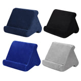 The Tab Stand - Pillow Pad Ultra Multi-Angle Soft Tablet Stand, Comfortable Angled Viewing for iPad & Tablets - Navy