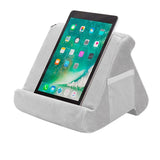 The Tab Stand - Pillow Pad Ultra Multi-Angle Soft Tablet Stand, Comfortable Angled Viewing for iPad & Tablets - Grey