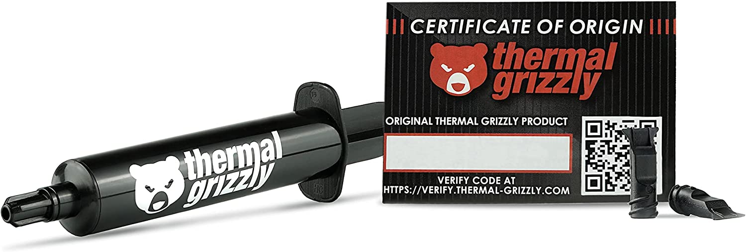 Thermal Grizzly - Aeronaut - High Performance Thermal Paste - Cooling and Mute Heat Sink Paste for CPU (All Kinds of Them) and Graphics Card Coolers